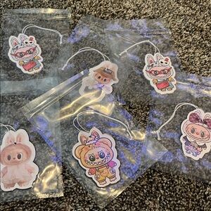 Cute Monsters! Character Air Fresheners - Set of 6 sellers choice.